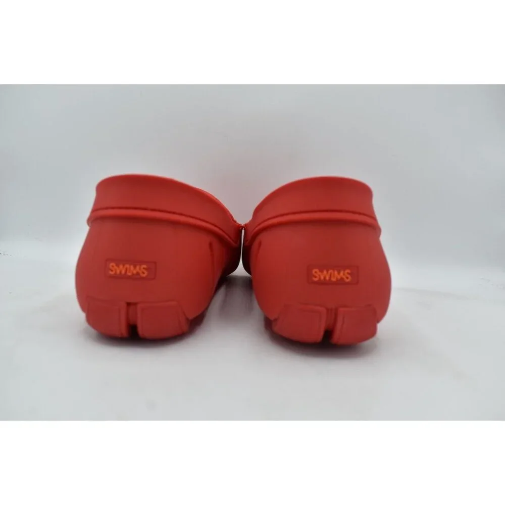 SWIMS Mens Size 9.5 Riva Red Slip On Loafers Shoes‎